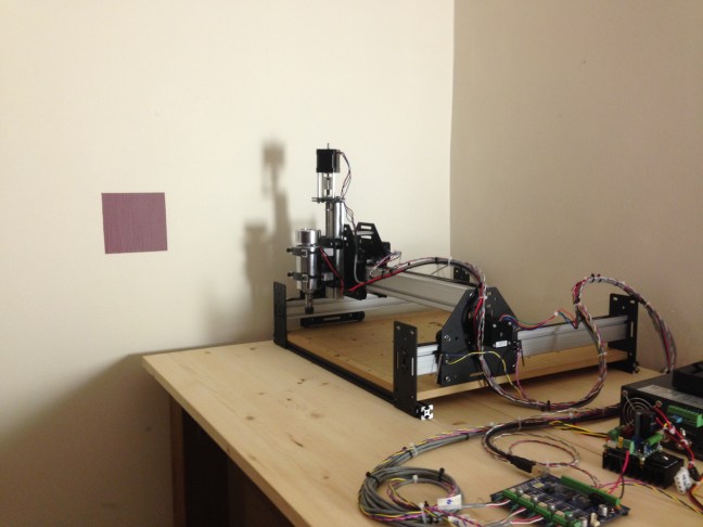 Bright and shiny just after setup.