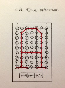 Example sketch from my notebook. A nightmare of buttons.
